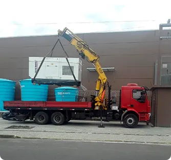 Transporte de cargas pesadas, peças especiais e maquinários