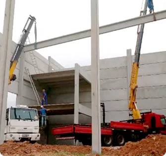 Montagem de Estruturas de Ferro e Concreto