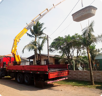Içamento de cargas e de piscinas