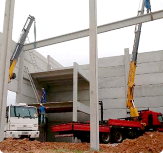 Montagem de Estruturas de Ferro e Concreto